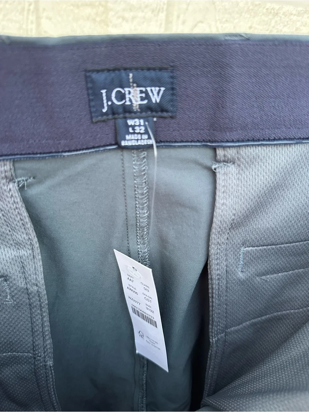 [Lot Of 2] J. Crew 770 Tech Performance &Flex  Driggs Straight Fit Men’s 31X32